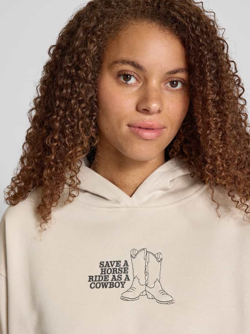 Only Loose fit hoodie van katoenmix model 'CAMILLA'