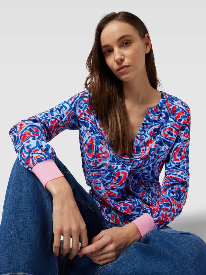 Christian Berg Woman Blouseshirt met ronde hals