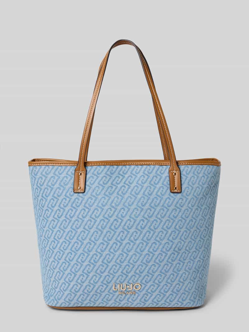 Liu Jo White Tote bag in denimlook, model 'Evrim'
