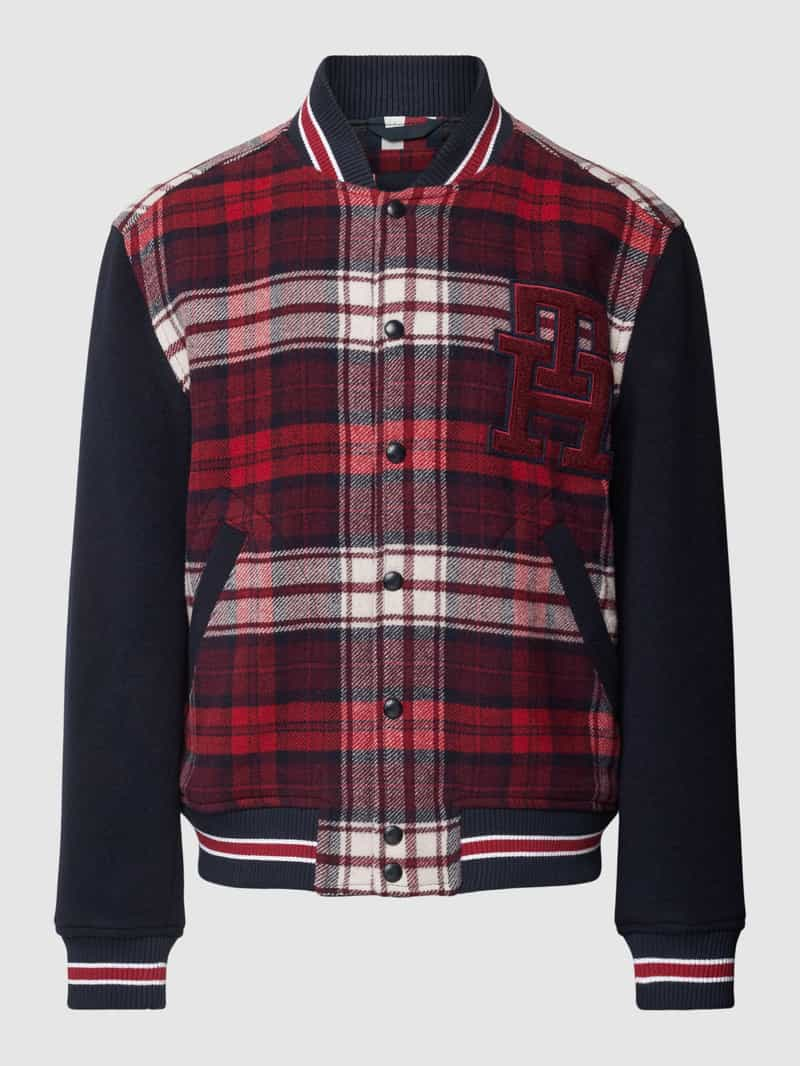 Tommy Hilfiger Bomberjack met tartanruit