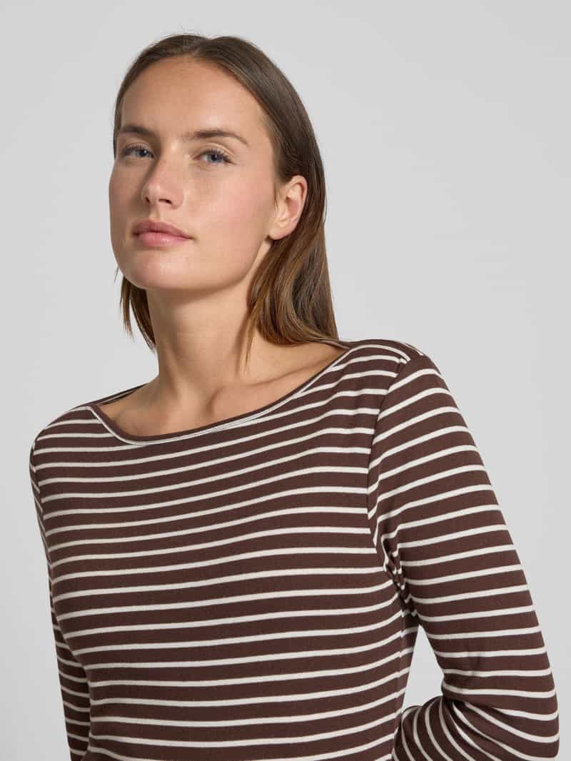 Tom Tailor Regular fit shirt met lange mouwen van katoenmix