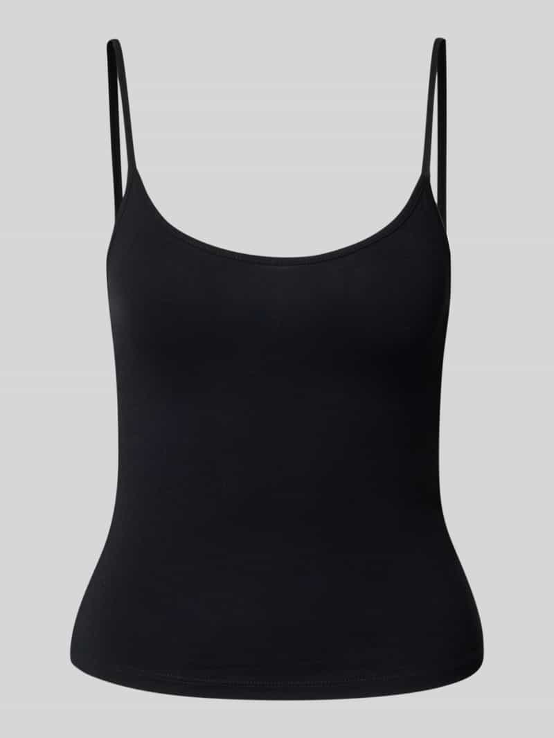 Review Top met bandjes en ronde hals