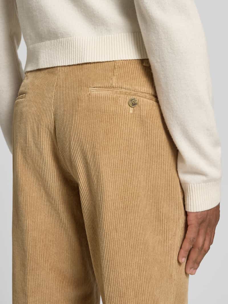 hiltl Regular fit corduroy broek met zijzakken model 'PARMA'