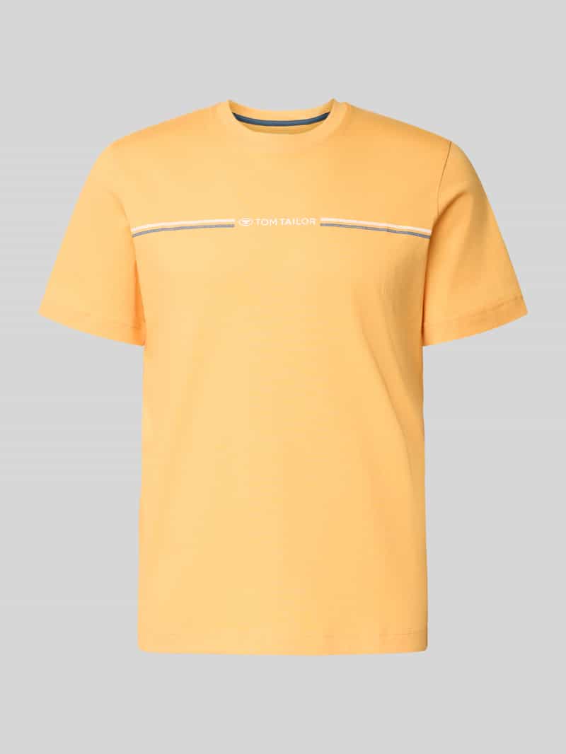 Regular fit T-shirt van puur katoen met print
