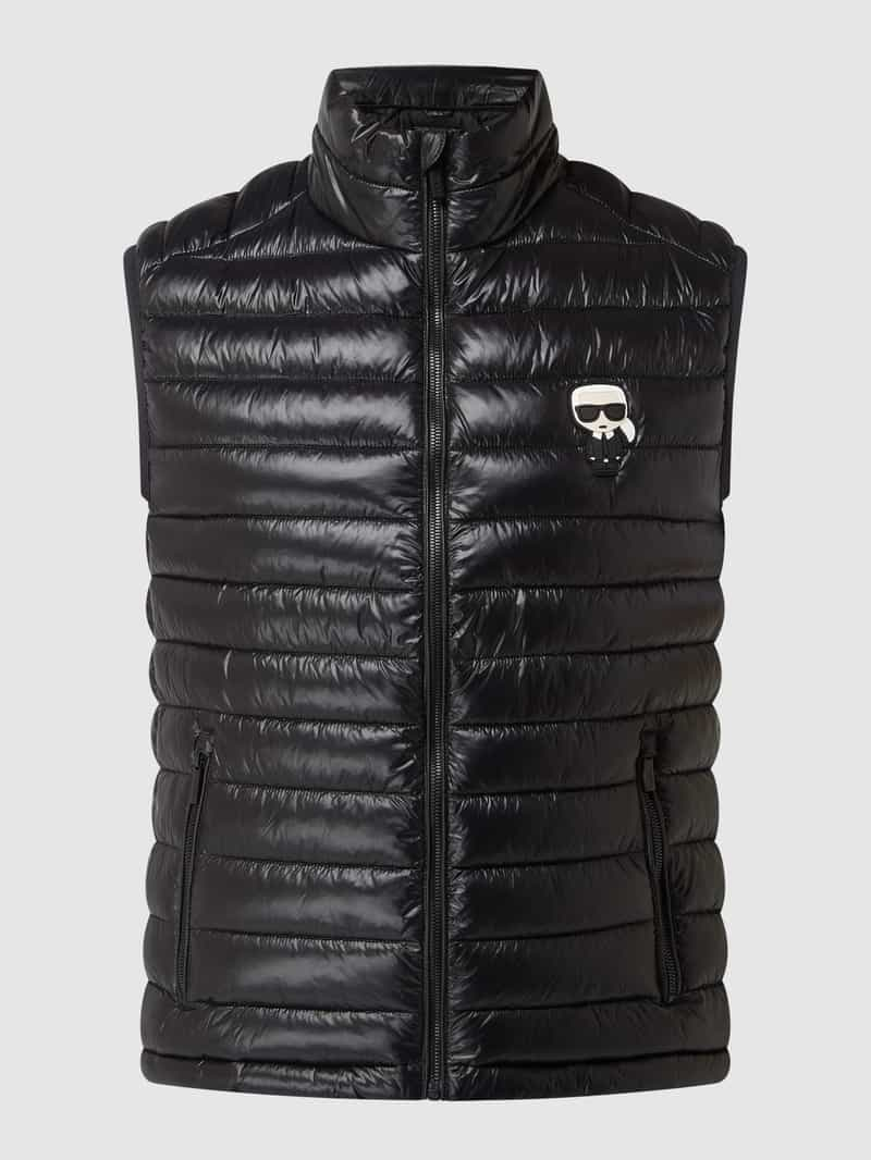 Karl Lagerfeld Bodywarmer met opstaande kraag