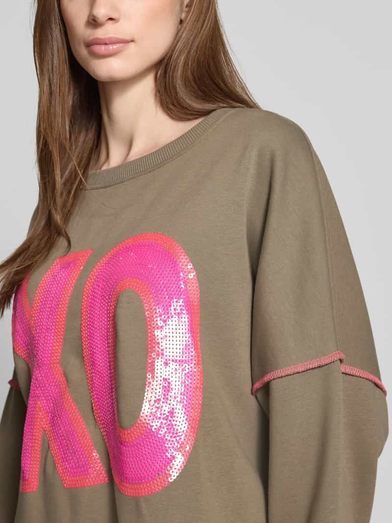 miss goodlife Sweatshirt met pailletten en ronde hals