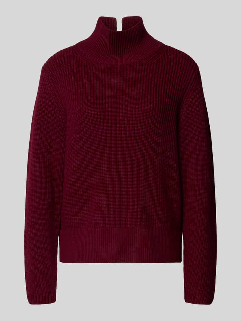 Windsor Gebreide pullover met geribde opstaande kraag