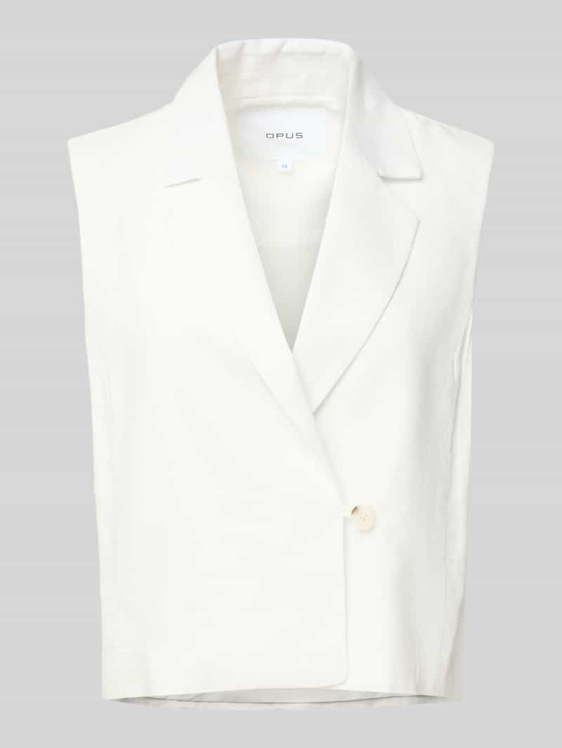 Opus Gilet met linnen model 'Wino'