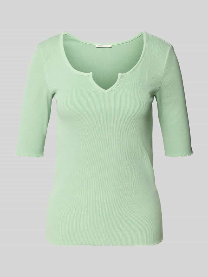 Tom Tailor Denim Slim fit T-shirt van katoenmix