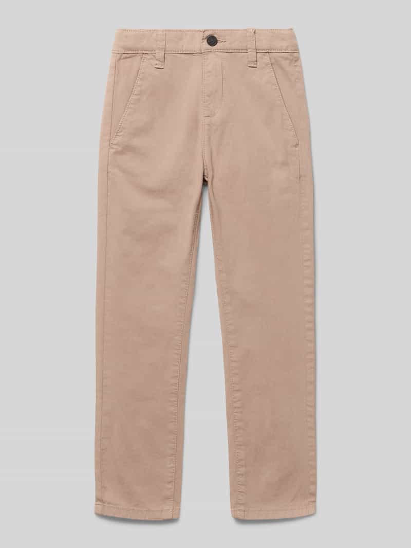 s.Oliver RED LABEL Regular fit chino van katoenmix model 'PELLE'