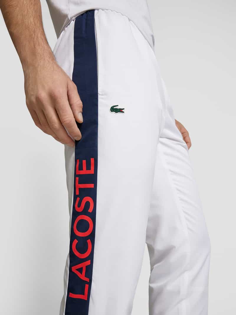 Lacoste Sweatpak met labelstitching model 'TAFFETA'