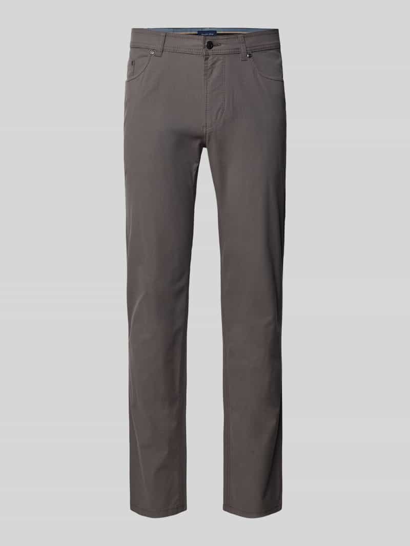 Christian Berg Men Regular fit stoffen broek met 5-pocketmodel
