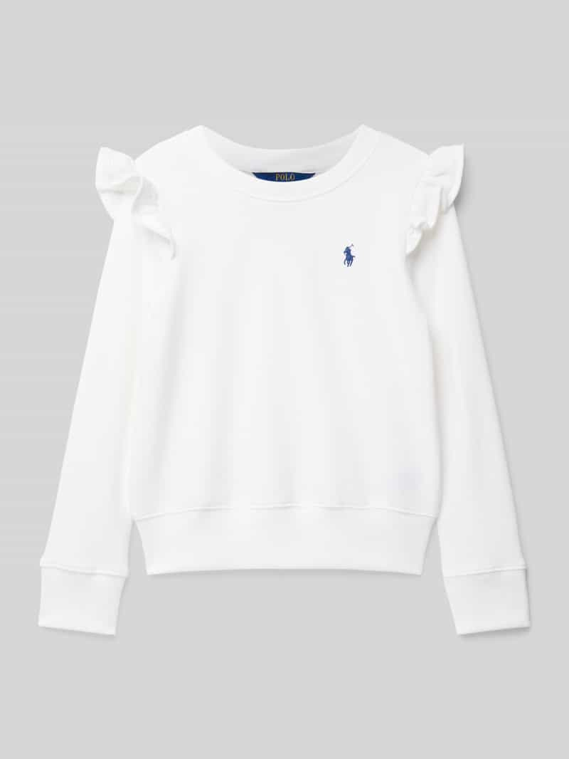 RALPH LAUREN TEENS Sweatshirt met volants