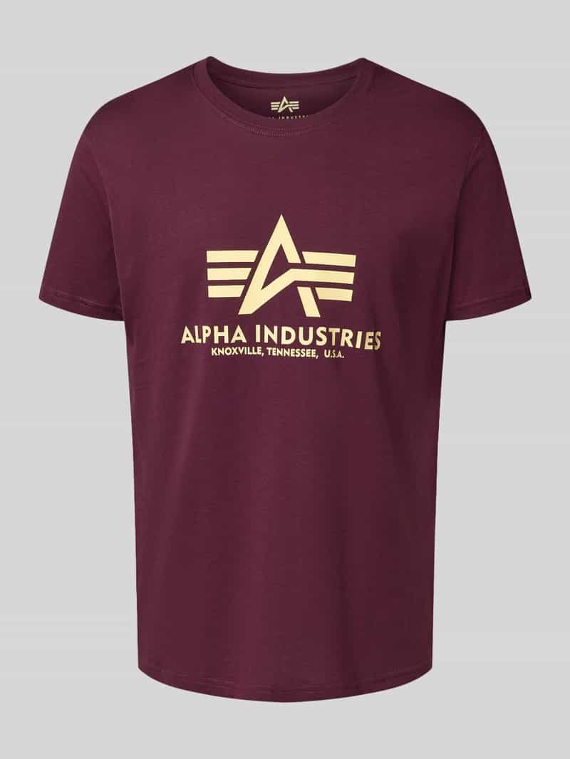 alpha industries T-shirt met labelprint