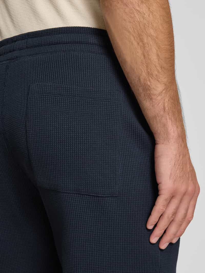casual friday Korte broek met structuurmotief model 'ULFO'