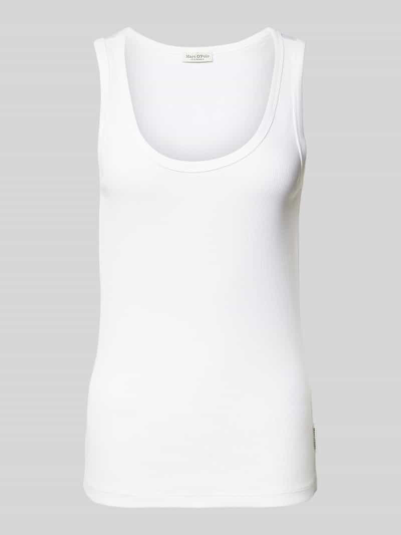 Marc O'Polo Slim fit tanktop van katoenmix
