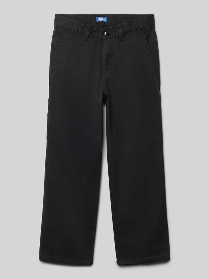 jack & jones Regular fit broek met riemlussen model 'ALEX'