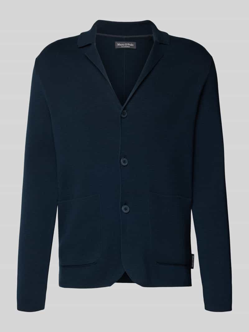 Marc O'Polo Regular fit gebreid jack van puur katoen