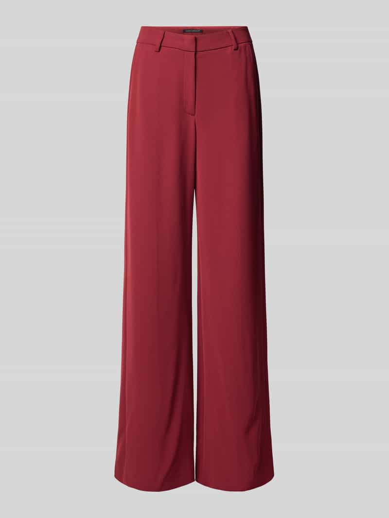 LUISA CERANO Wide fit stoffen broek met paspelzakken