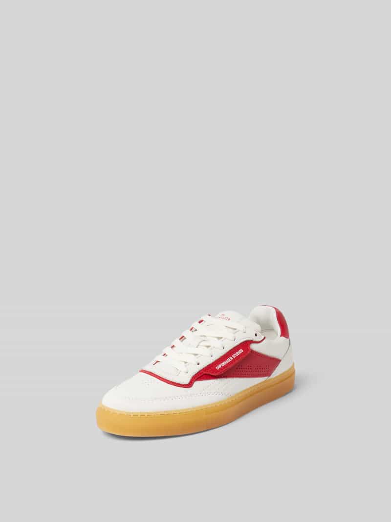 Sneakers met labeldetail