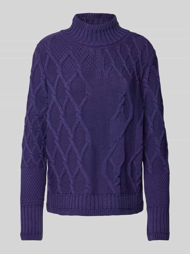 monari Gebreide pullover met ribboorden