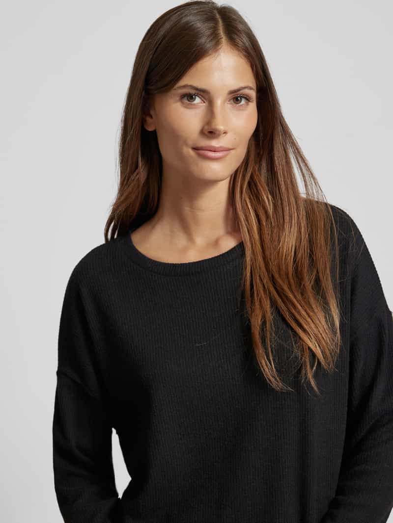 b.Young Gebreide pullover met structuurmotief model 'Punti'