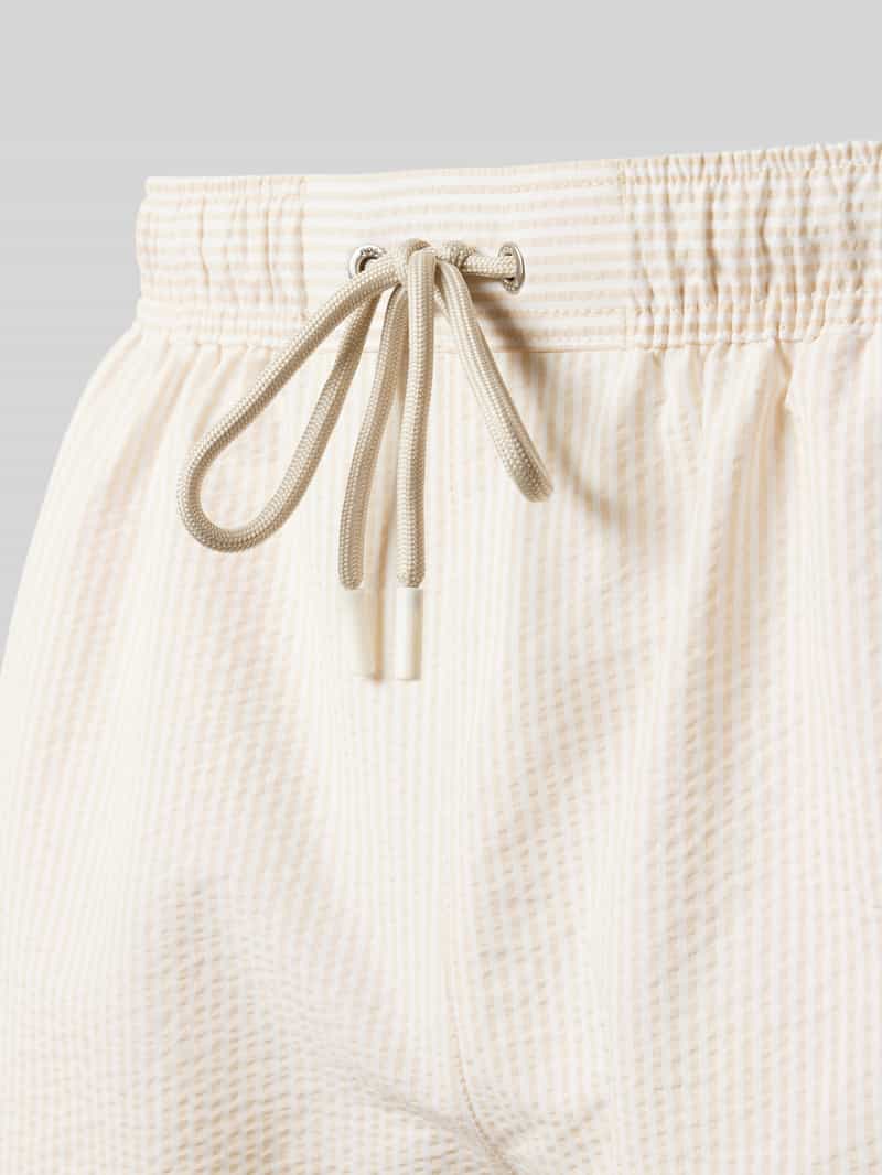 Boss Relaxed fit zwembroek met structuurmotief model 'Velvetfish'