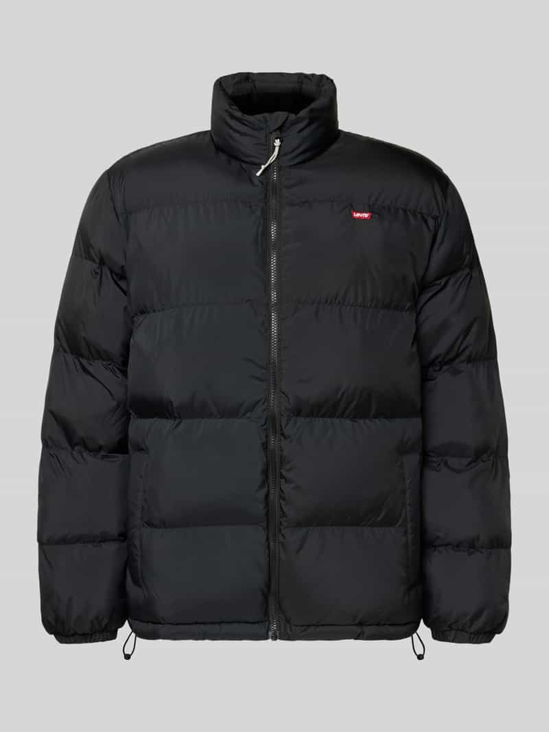 Levi's Regular fit gewatteerd jack met logostitching model 'PIEDMONT'