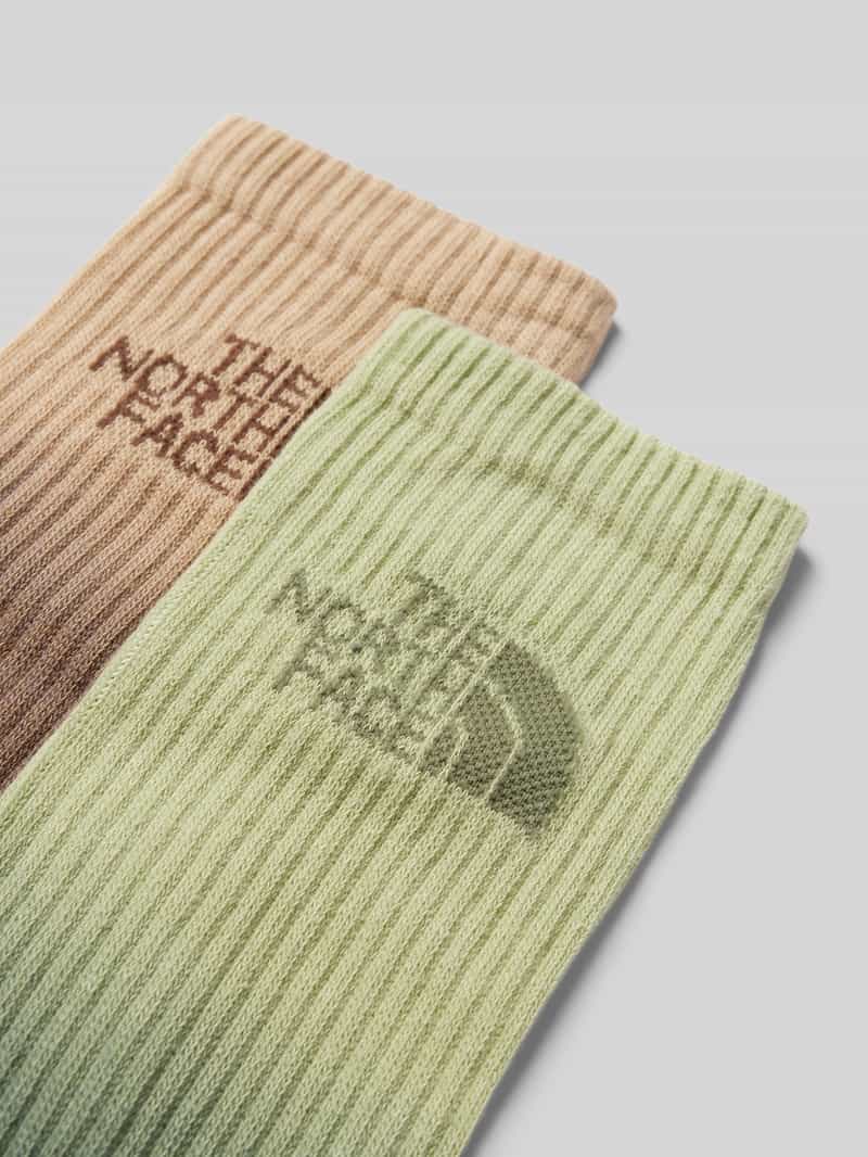 The North Face Sokken met labelprint in een set van 2 paar model 'Everyday'