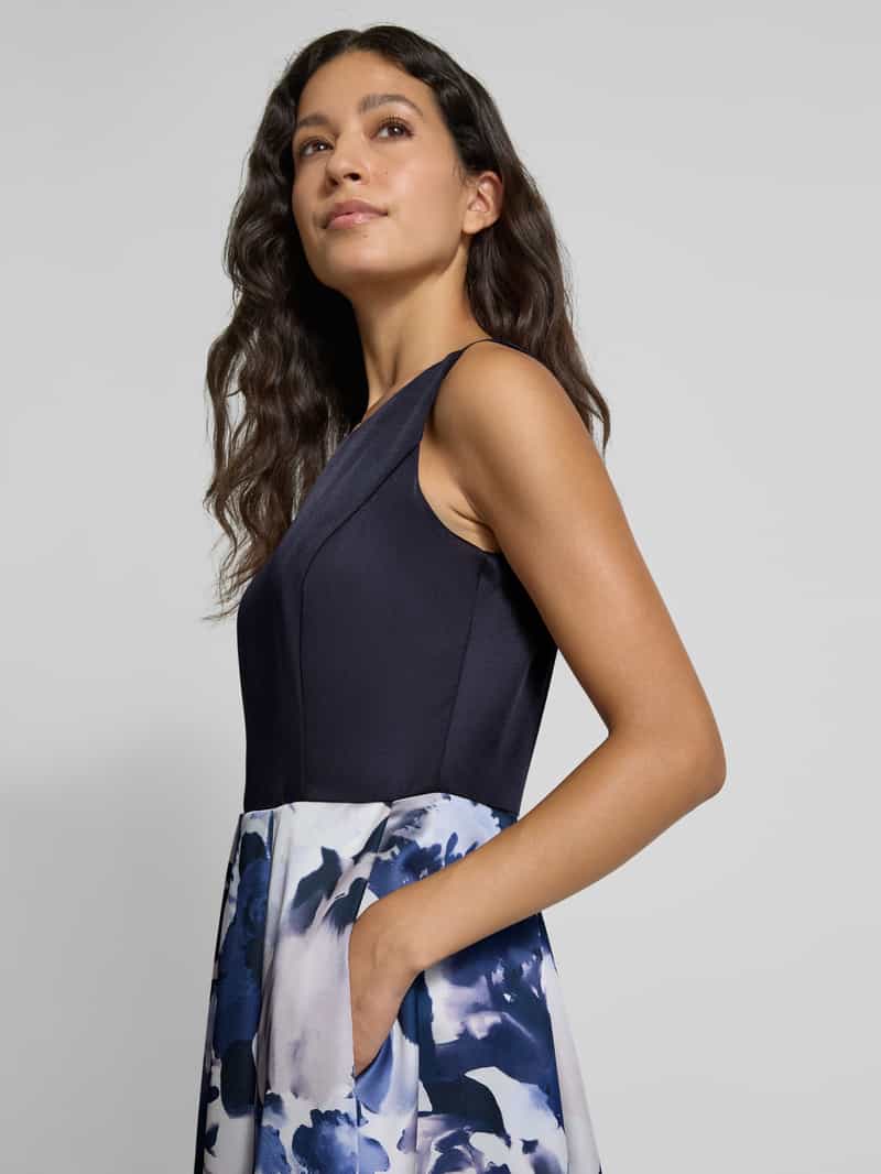 Vera Mont Midi-jurk met gebloemde motiefprint