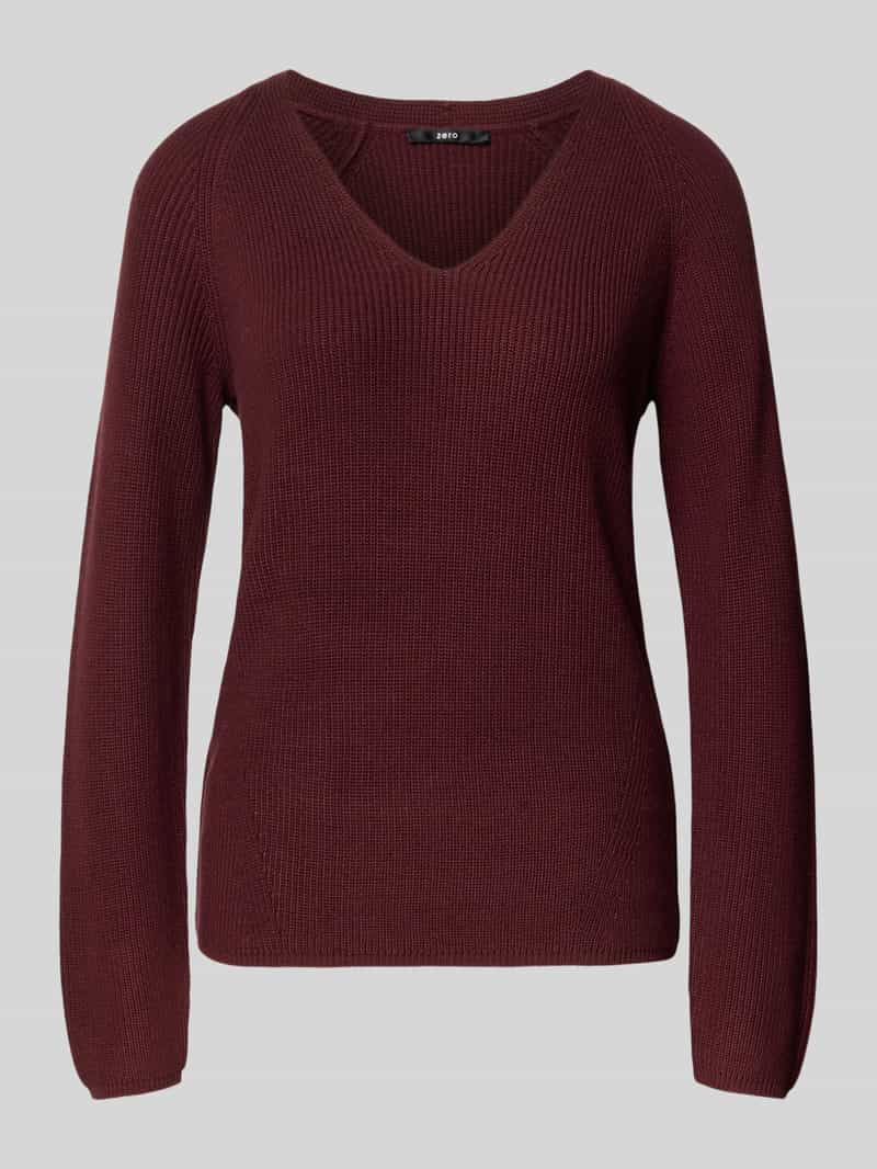 Zero Gebreide pullover met V-hals