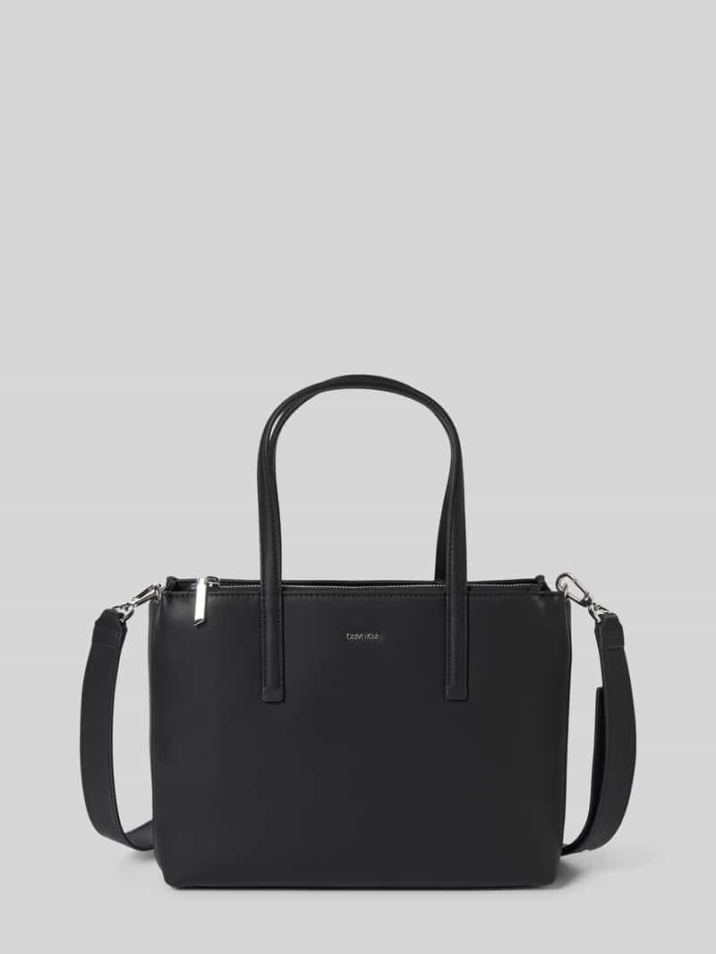 CK Calvin Klein Tote bag met labelapplicatie, model 'CK MUST'