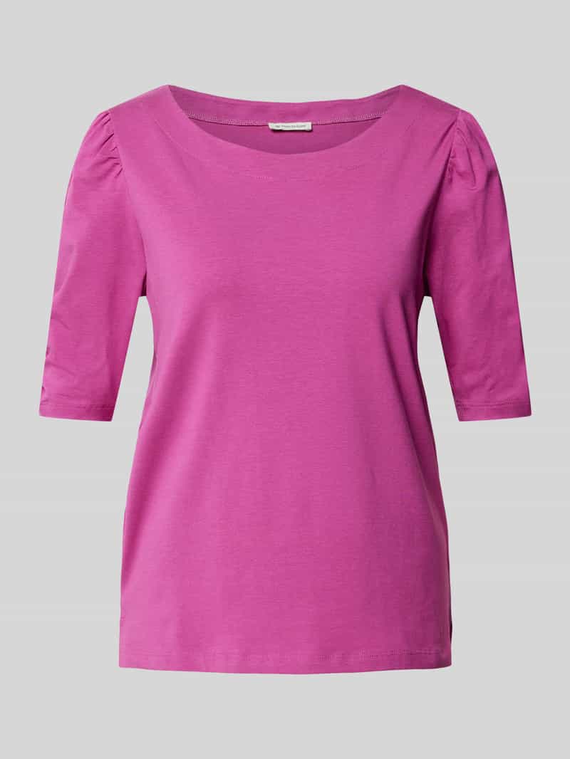 Tom Tailor T-shirt met rimpeling aan de mouwen