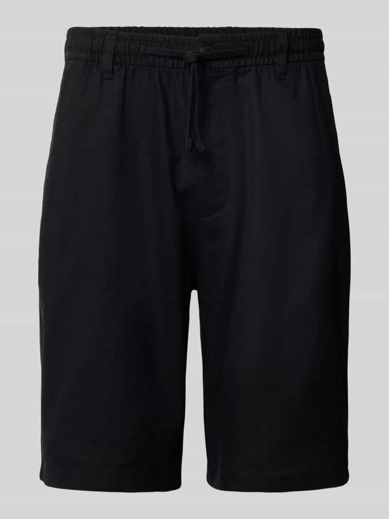 s.Oliver RED LABEL Relaxed fit bermuda met elastische band