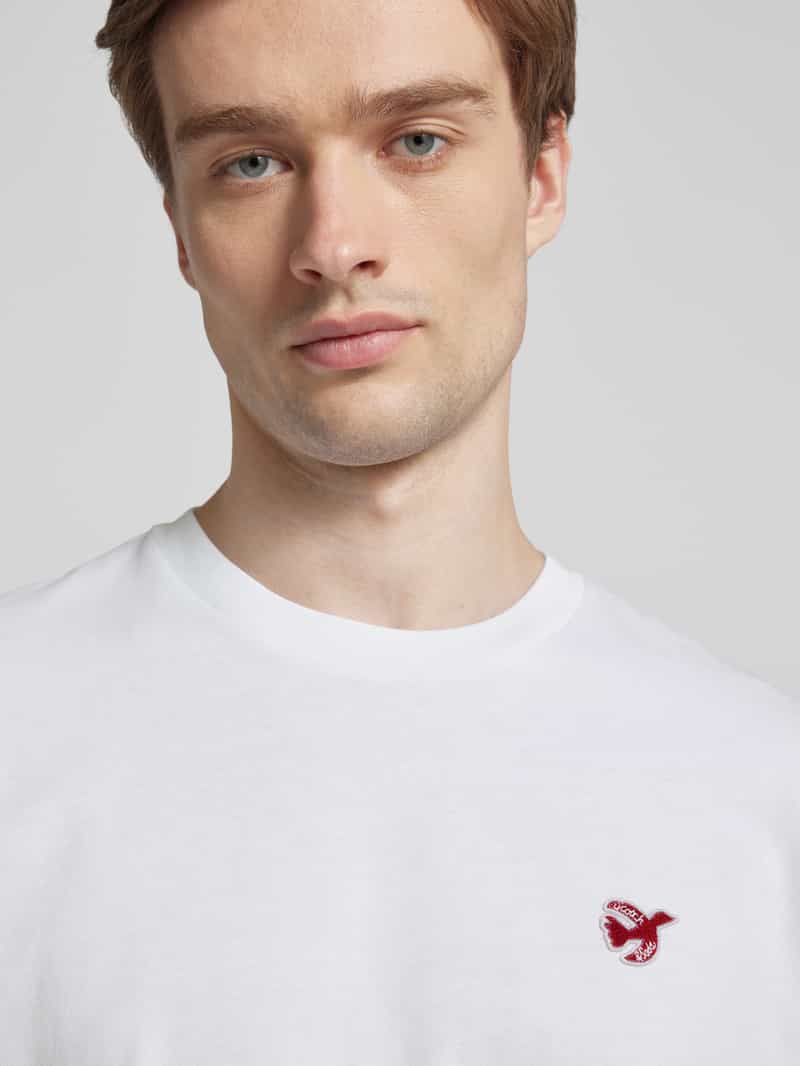 Scotch & Soda T-shirt met labelstitching