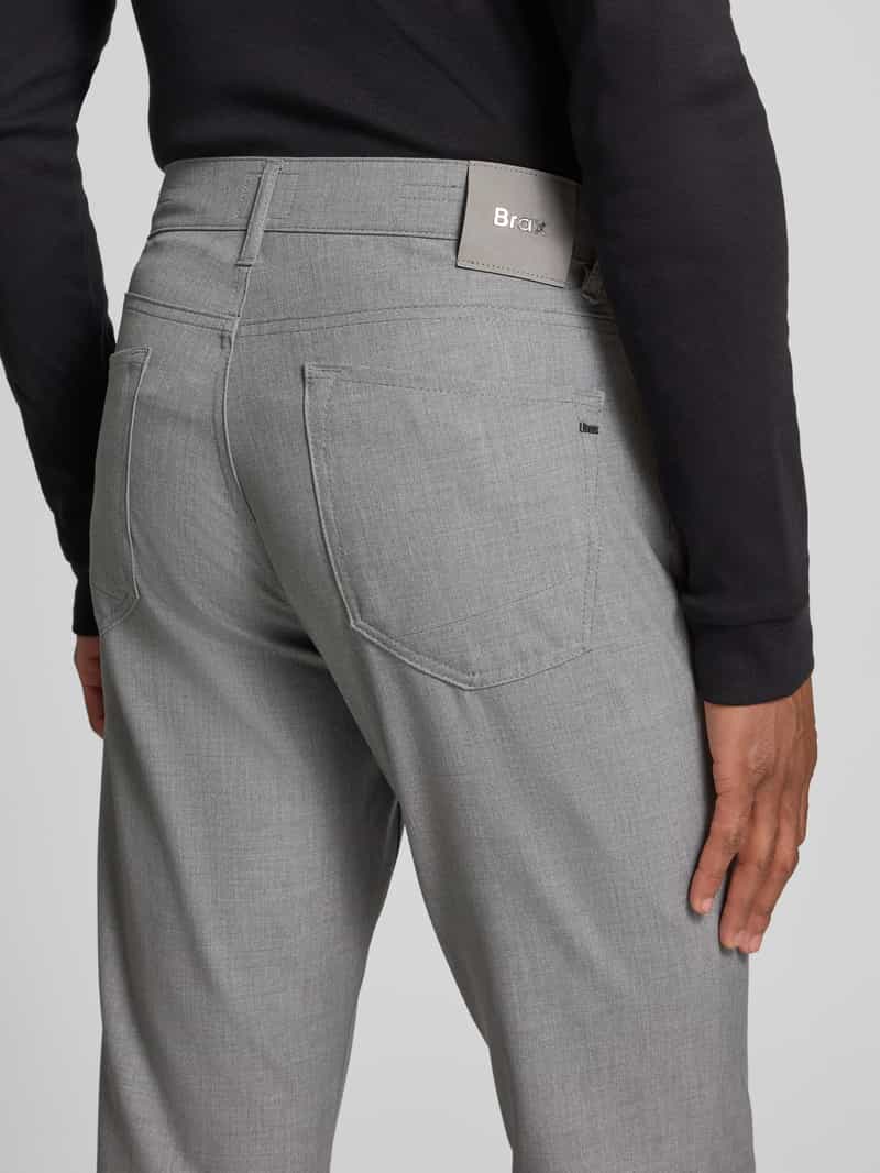 BRAX Straight fit stoffen broek met 5-pocketmodel