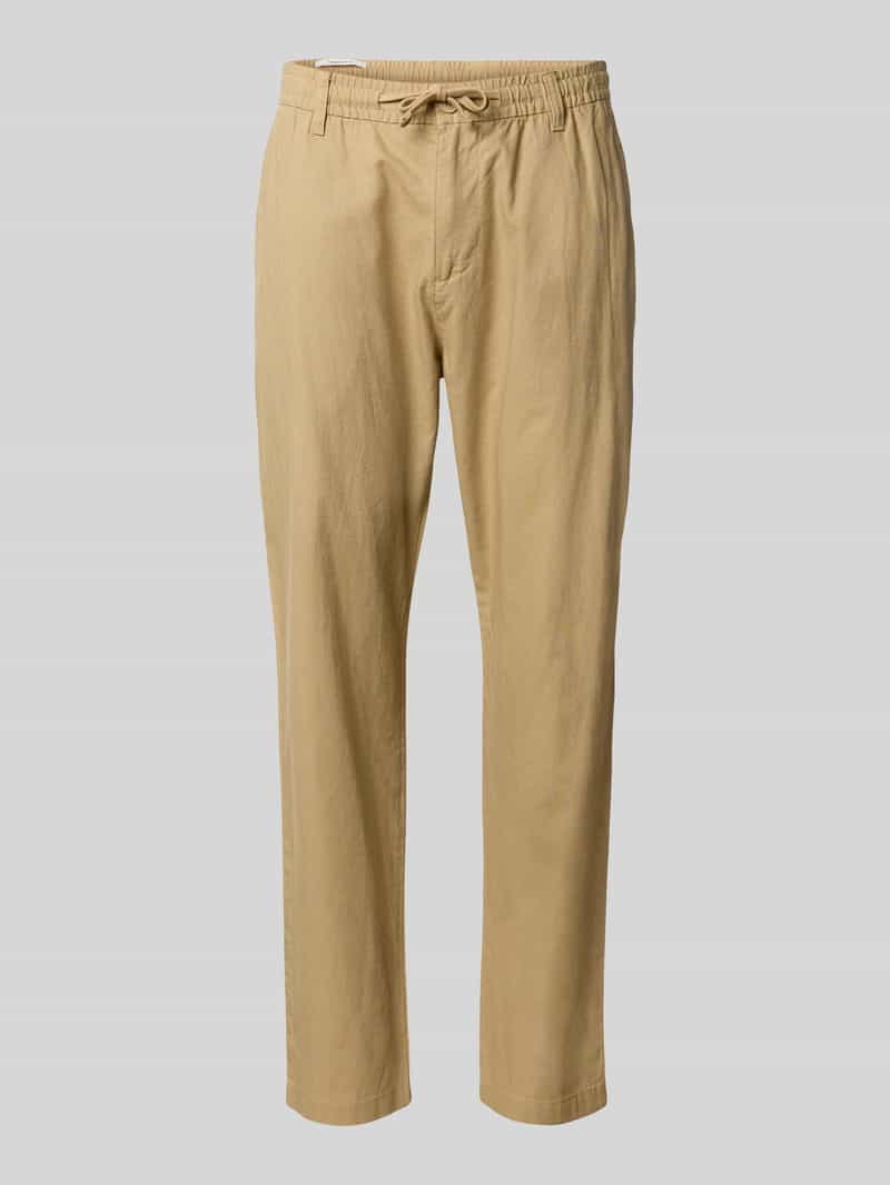 s.Oliver RED LABEL Relaxed fit chino met tunnelkoord