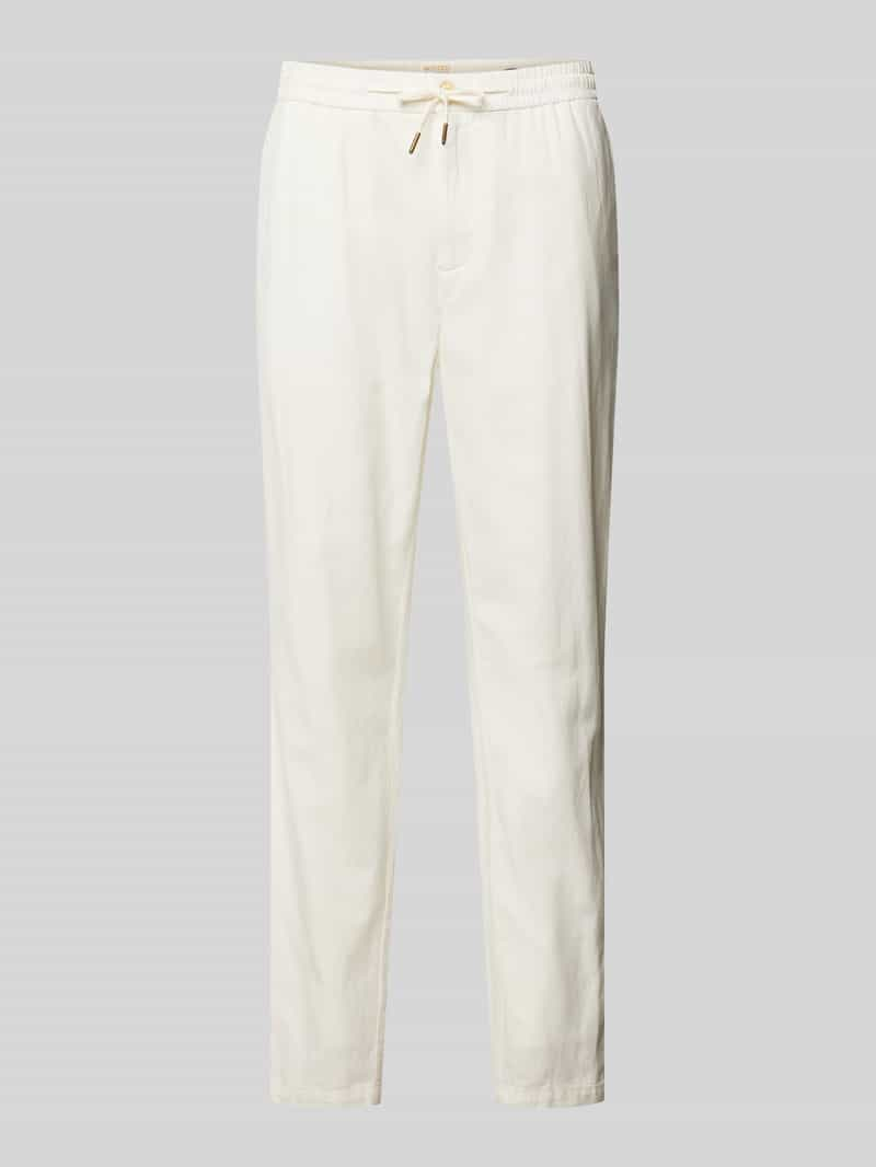 Scotch & Soda Straight fit broek in effen design model 'WARREN'