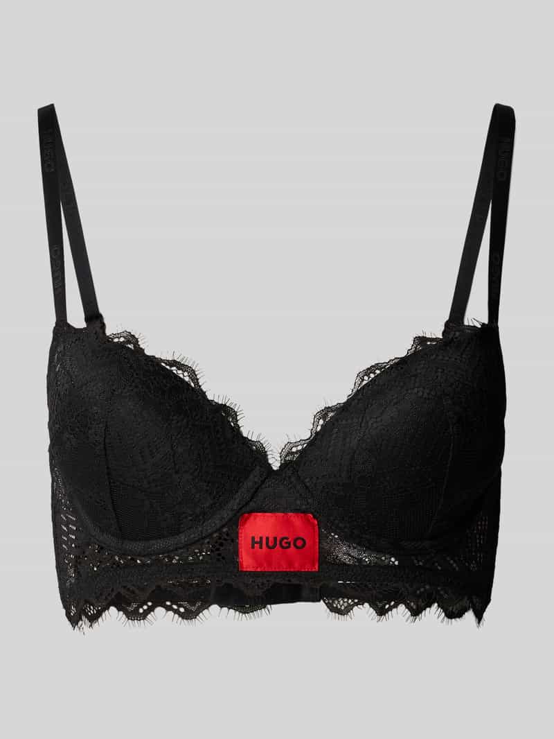 HUGO Beha met cups en kant model 'RED LABEL'