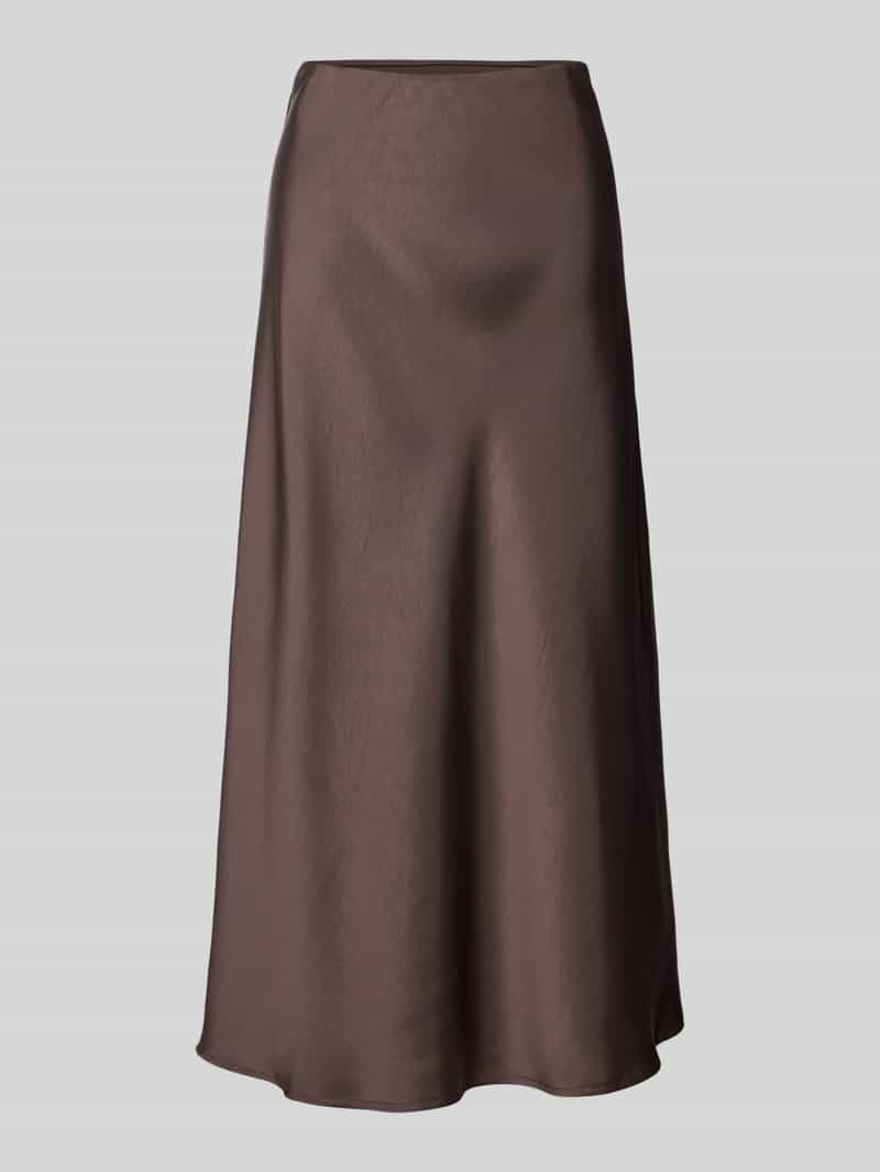 NEO NOIR Midirok van satijn met elastische band model 'Bovary'