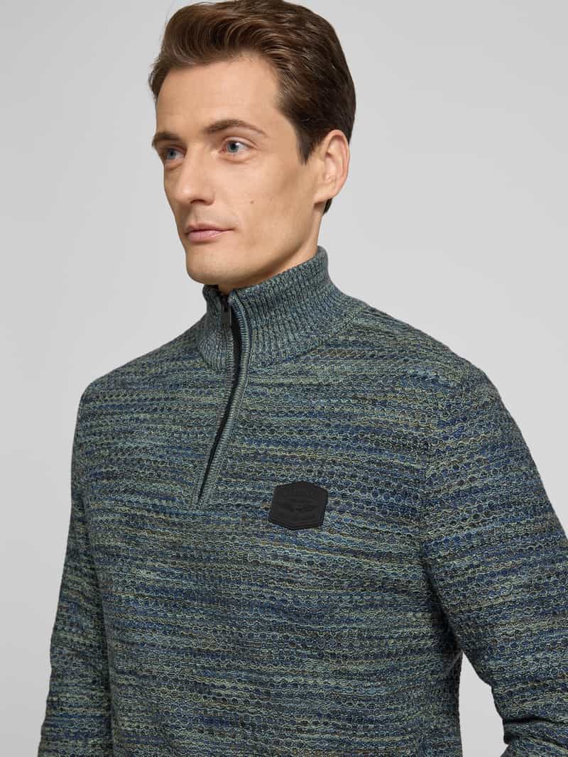 PME Legend Gebreide pullover met ribboorden