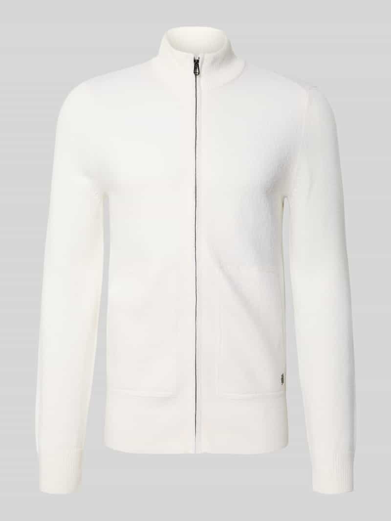 JOOP! Collection Gebreid jack met labeldetail model 'Widor'