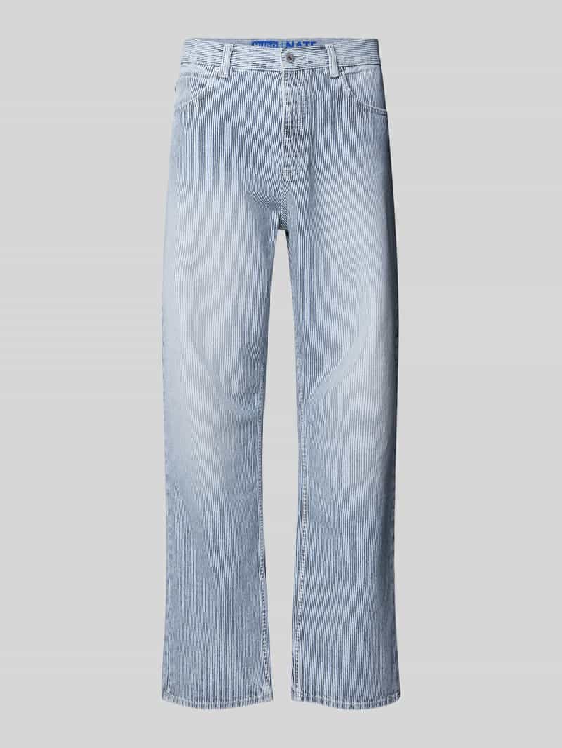 Hugo Blue Regular fit jeans in 5-pocketmodel model 'Nate'