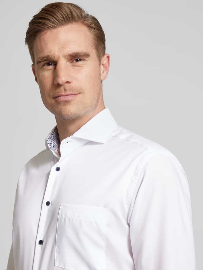 Eterna Modern fit zakelijk overhemd met knoopsluiting