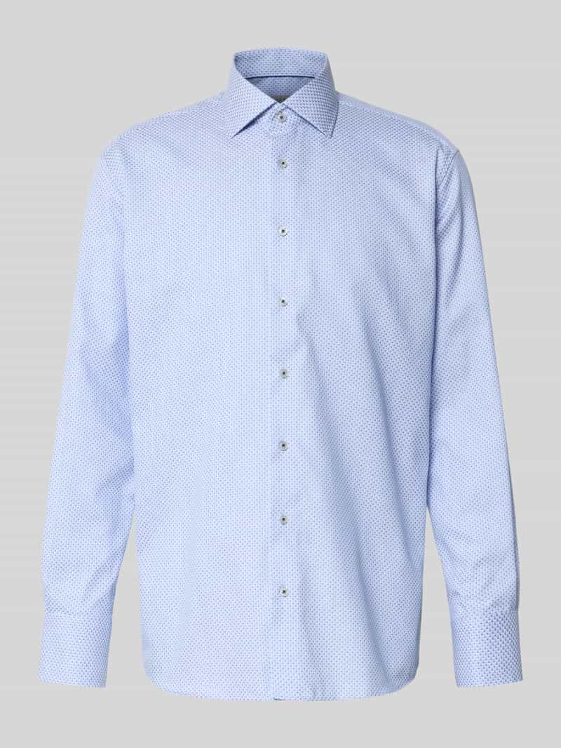 Eterna Modern fit zakelijk overhemd met kentkraag