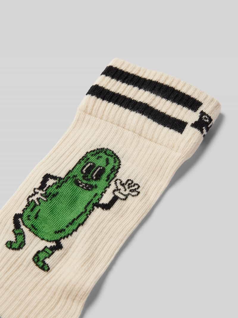 Happy Socks Sokken met motiefstitching model 'Peace'