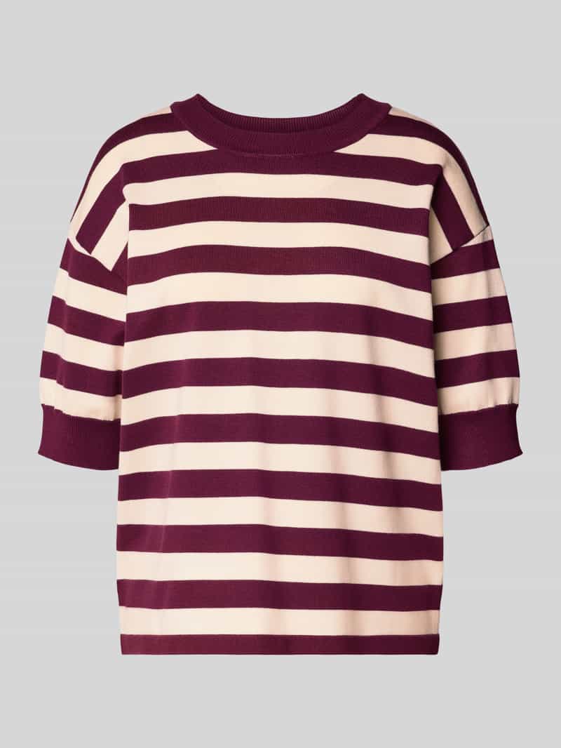 B.Young relaxed fit gebreide pullover van viscosemix model 'morla'