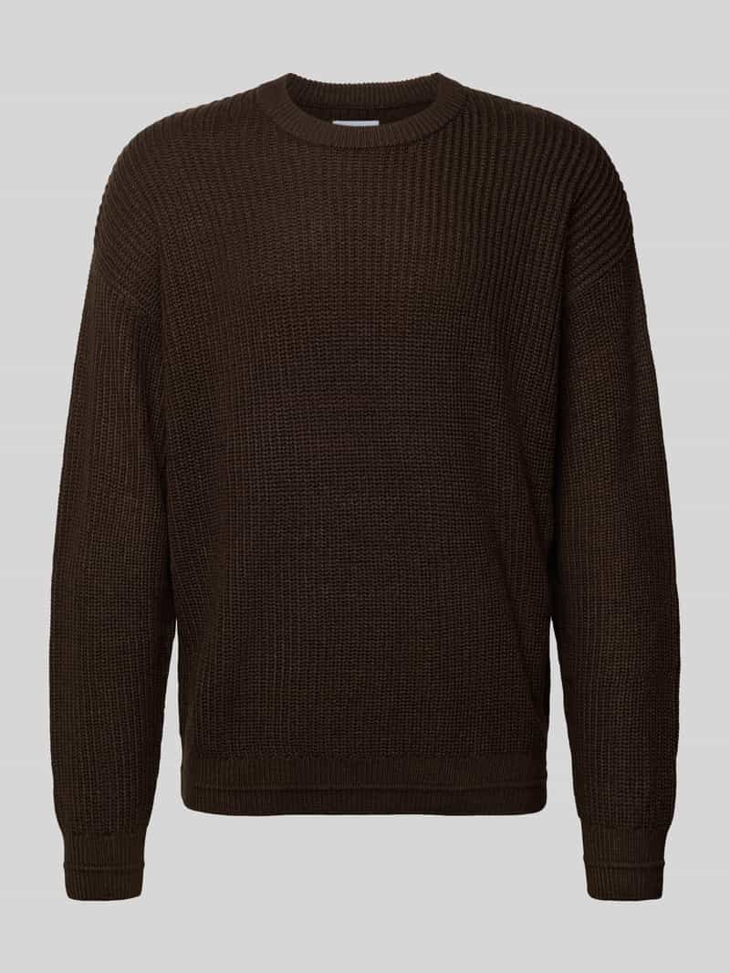 jack & jones Gebreide pullover met ronde hals model 'KAITO'
