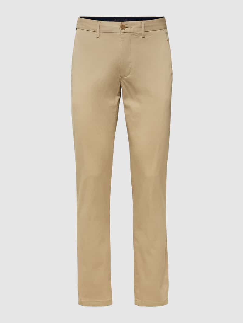 Tommy Hilfiger Broek met labeldetails, model 'Denton'