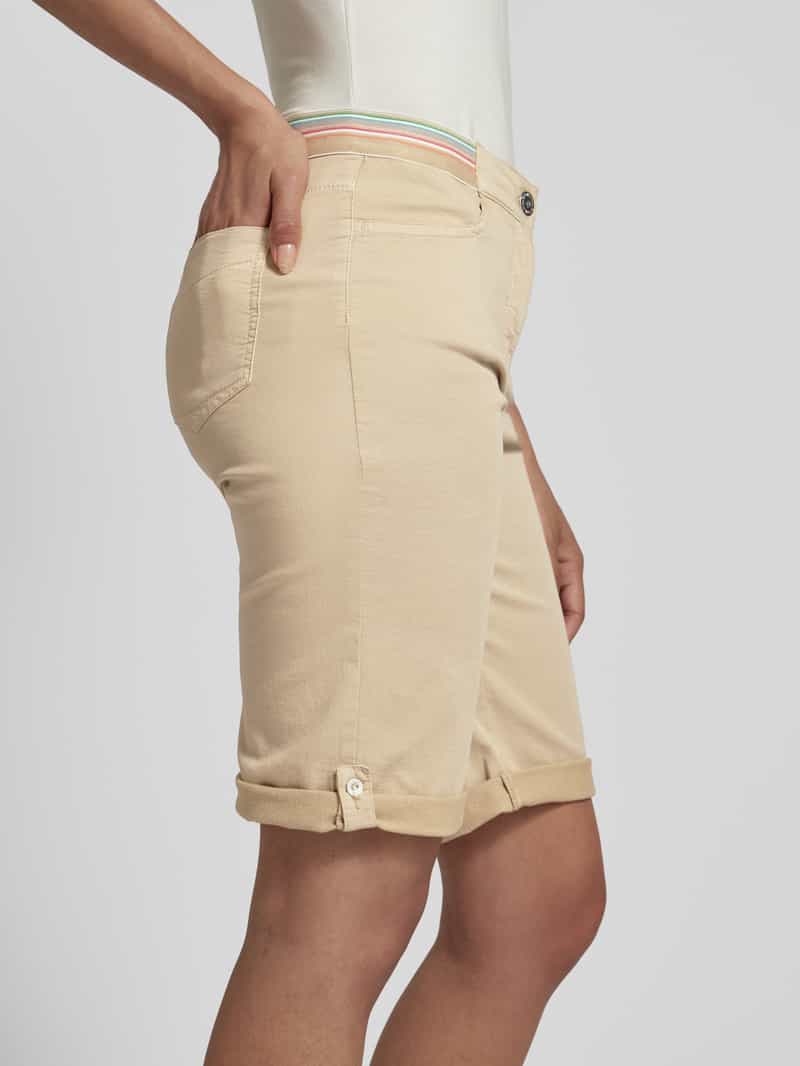 TONI Regular fit bermuda met elastische band model 'SUE'
